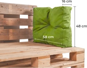 EMI zöld kerti raklap párna