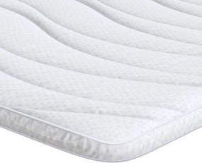 vidaXL Matrac topper Fehér 70 x 200 cm Kötött Anyag