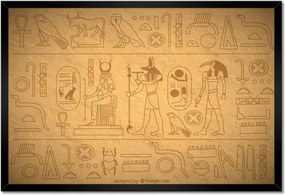 Poszterek keretben 60x40 Egyiptomi hieroglifák