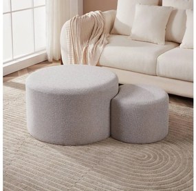 Eglo 424131 - 2 db MAHALEVONA taburet, átmérő 45,5/70 cm, szürke