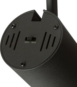 RENDL FOCUS 20 ZOOM DIMM háromáramkörös sínre fekete 230V LED 20W 10 60° 3000K 4000K 5000K
