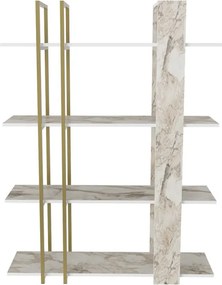 Onno könyvespolc, arany, 120 cm