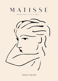 Matisse Nő bézs Poszter 40x50cm művészet #618