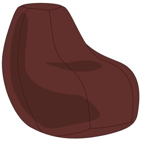 Barna Tini Babzsákfotel Huzat