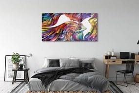 Üvegképek Színes kép arcok 100x50 cm