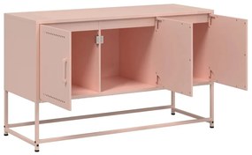 rózsaszín acél TV-szekrény 100,5x39x60,5 cm