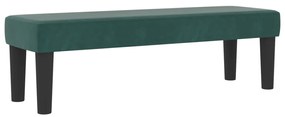 Box Spring Ágy Matraccal és paddal Sötét Zöld 140x190 cm Bársony