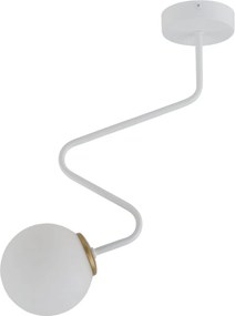 SIGMA LIGHTING 33304 ZIGZAG Modern Mennyezeti Lámpa Fehér, Arany G9 IP20