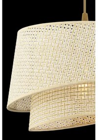 Csillár kábellel BARETTE 1xE27/60W/230V krémszínű