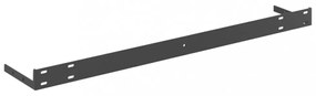 4 db tölgyszínű és fehér MDF lebegő fali polc 80x23,5x3,8 cm