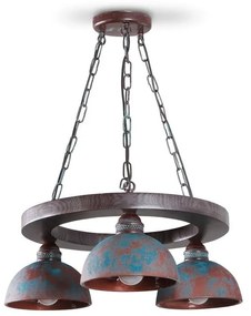 Csillár láncon VIRIONI 3xE27/60W/230V