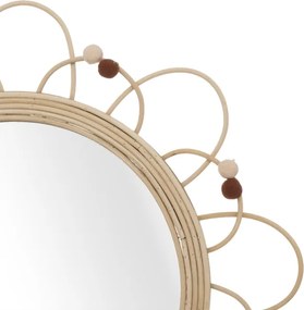 Atmosphera - Gyermek falitükör CAMPAIN átm. 38 cm rattan