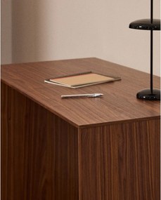 Íróasztal diófa dekorral 60x140 cm Litto – Kave Home