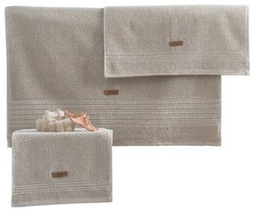 Törölköző Szett (3 db) Wellness - Bézs