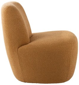 Sárga buklé fotel Ada – Leitmotiv