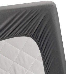 Jersey lepedő sötétszürke TiaHome - 60x120cm