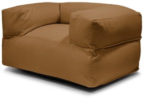 Barna buklé babzsákfotel MooG – SLOWDOWN