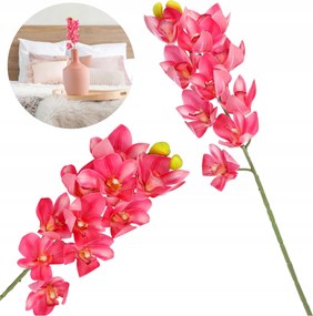 Művirág orchidea 73 cm húsvéti dekorációs váza rózsaszín