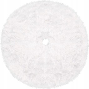 Karácsonyfa Alatti Szőnyeg Fehér Dekoratív 72cm Ajándék Szőrme Nagy
