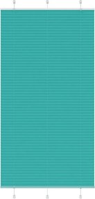 vidaXL pliszírozott redőny Benzinzöld 110x200 cm szövetszélesség