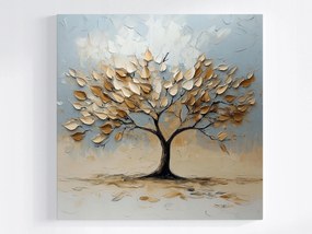 Vászonkép Canvas Dekoráció Fa Élet Boldogság Levelek 3D 80x80