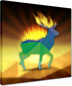 Vászonkép 30x30 Szarvas modern kép