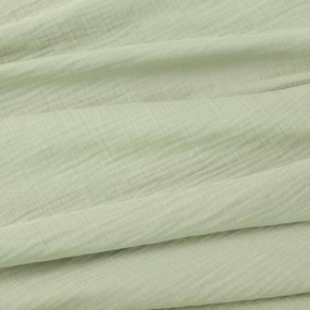 Goldea muszlin párnahuzat - világos zsályaszínű 40 x 40 cm