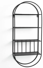 Joshua fekete fali polc - Tomasucci