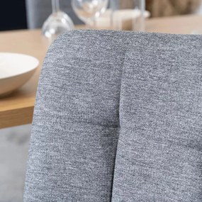 Szürke Szövet Étkezőszék. PERU 2 Belföldi Raktárról