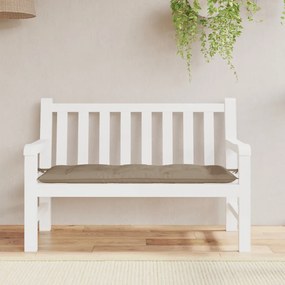 tópszínű oxford szövet kerti padpárna 120 x 50 x 7 cm