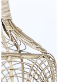 Natúr színű mennyezeti lámpa rattan búrával ø 42 cm Pocita – Light &amp; Living