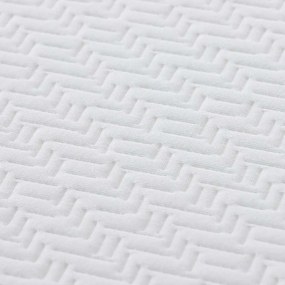 Matrac Fehér és Szürke 100 x 200 cm Memóriahab