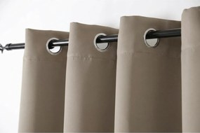 OXFORD bézs függöny 140x250 cm Felfüggesztés: Hullámos sínszalag