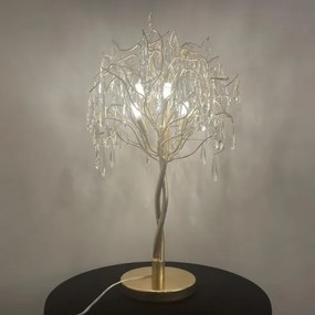 Kristály asztali lámpa 5xG9/40W/230V arany