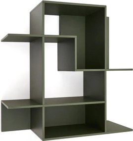 Zöld moduláris polcrendszer 80x80x25 cm Ina – Kave Home