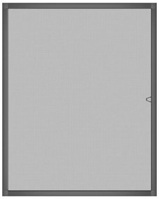 antracitszürke ablakszúnyogháló 80x100 cm