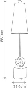 Flambeau Swirl FB-SWIRL-TL Asztali lámpa 1x60 W/E27