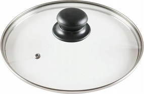 Fedél Üveg Fedél Edény Serpenyő Univerzális Gomb 22 cm