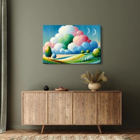 Kép - Tájkép felhővel (90x60 cm)
