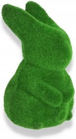 Flokkolt nyuszi dekoráció húsvéti dekoráció sötét zöld kicsi