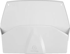 Fali rendszerező, 1 rekeszes, fekvő, 38,2x28,9x7,2 cm, EXACOMPTA Autentik, fehér (EX61113D)