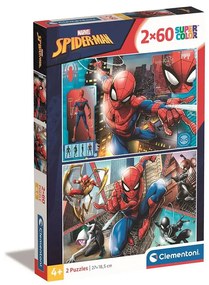 Pókember Partners in Suits 2x60 db-os puzzle Clementoni