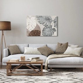 Kép - Design levelekkel (90x60 cm)