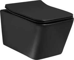 Tinos BL Pacific Black falba építhető WC tartály szett