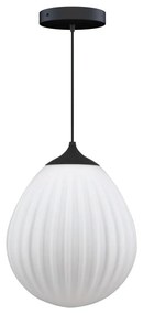 Fekete-fehér lámpabúra ø 27 cm Around the World Medium – UMAGE