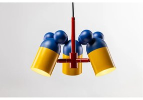 Kék gyerek lámpa fém búrával ø 30 cm Mouse II – GTV