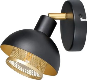 Fali Lámpa Fekete Savio ITALUX-SPL-27357-1-BK-GD