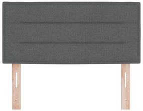 Fejtámla vonal design Sötétszürke 90 cm Szövet