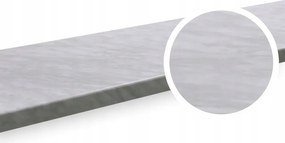 Pvc belső ablakpárkány Márvány 15x80 cm kupak (végzáró) ajándék