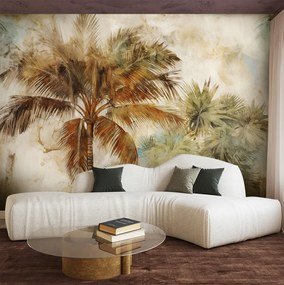 Gario Fotótapéta Retro trópusi pálmafák Anyag: Vlies, Méret: 300 x 210 cm